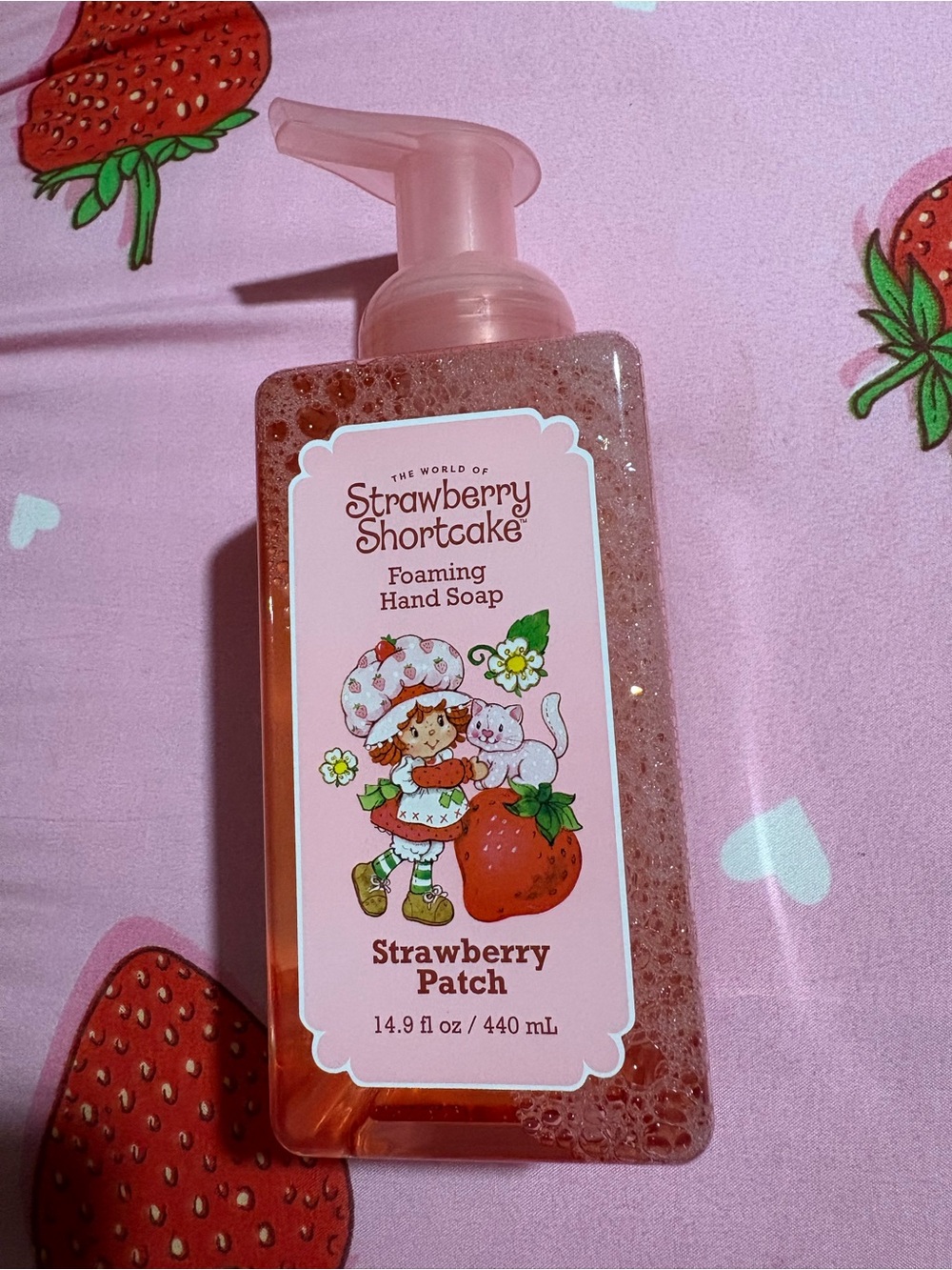 Strawberry Shortcake Strawberry Patch Foaming Hand Soap - Pink